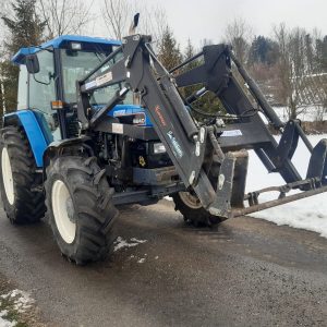 FORD 6640SL TRACTOR & QUICKIE LOADER